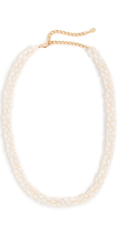 SHASHI Ballet Pearl Necklace Pearl