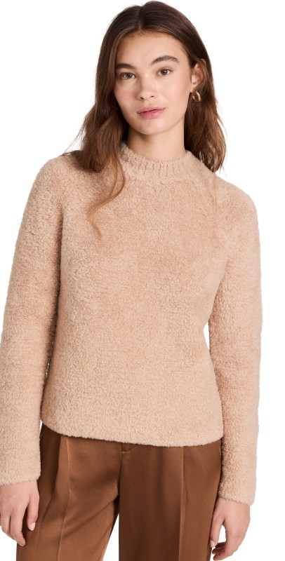 Vince Teddy Raglanweater Desert Clay