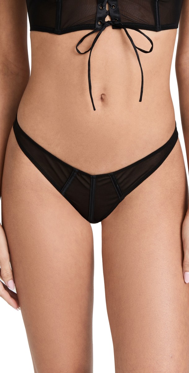 Kiki De Montparnasse Claire Corset Panties Black