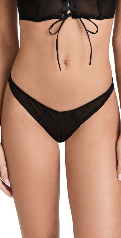 Kiki De Montparnasse Claire Corset Panties Black