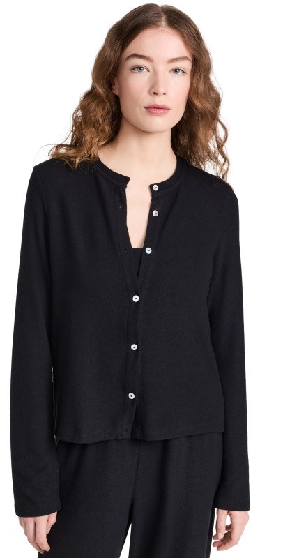 DONNI. Classics Sweater Cardi Jet