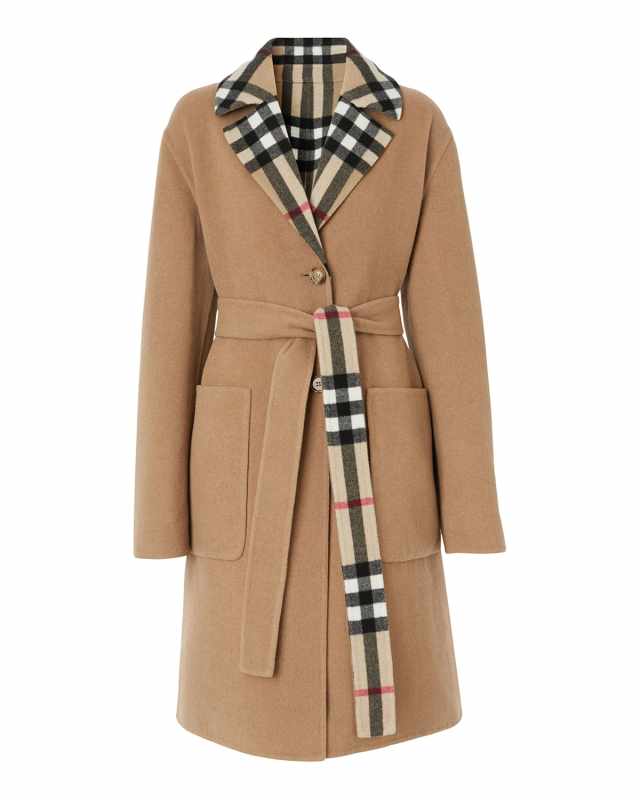 Dorea Belted Reversible Coat