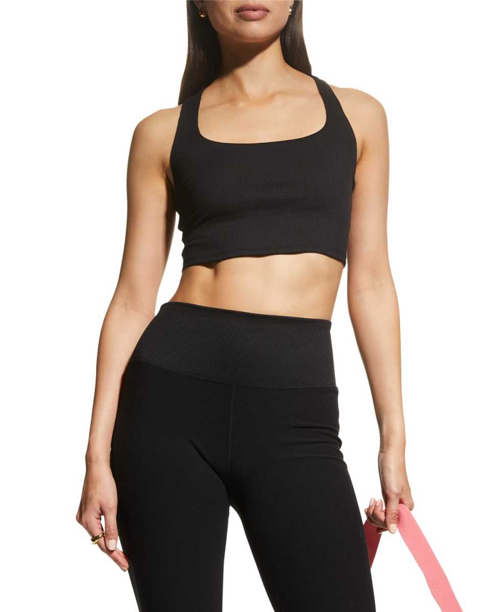 Chic Ribbed Bra Tank Top