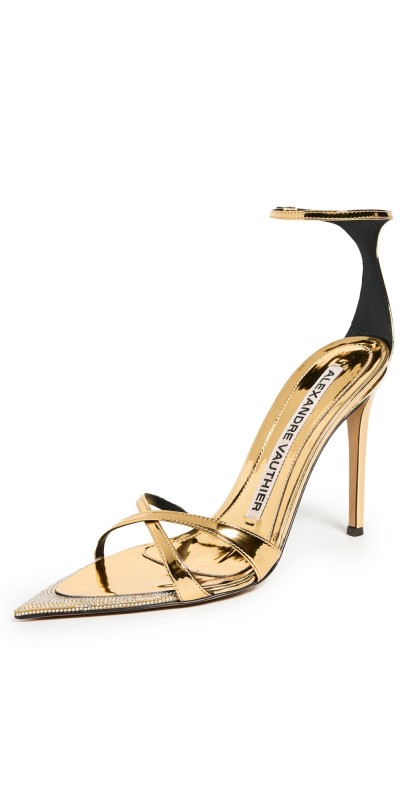 Alexandre Vauthier Metafisico Sandals Oro