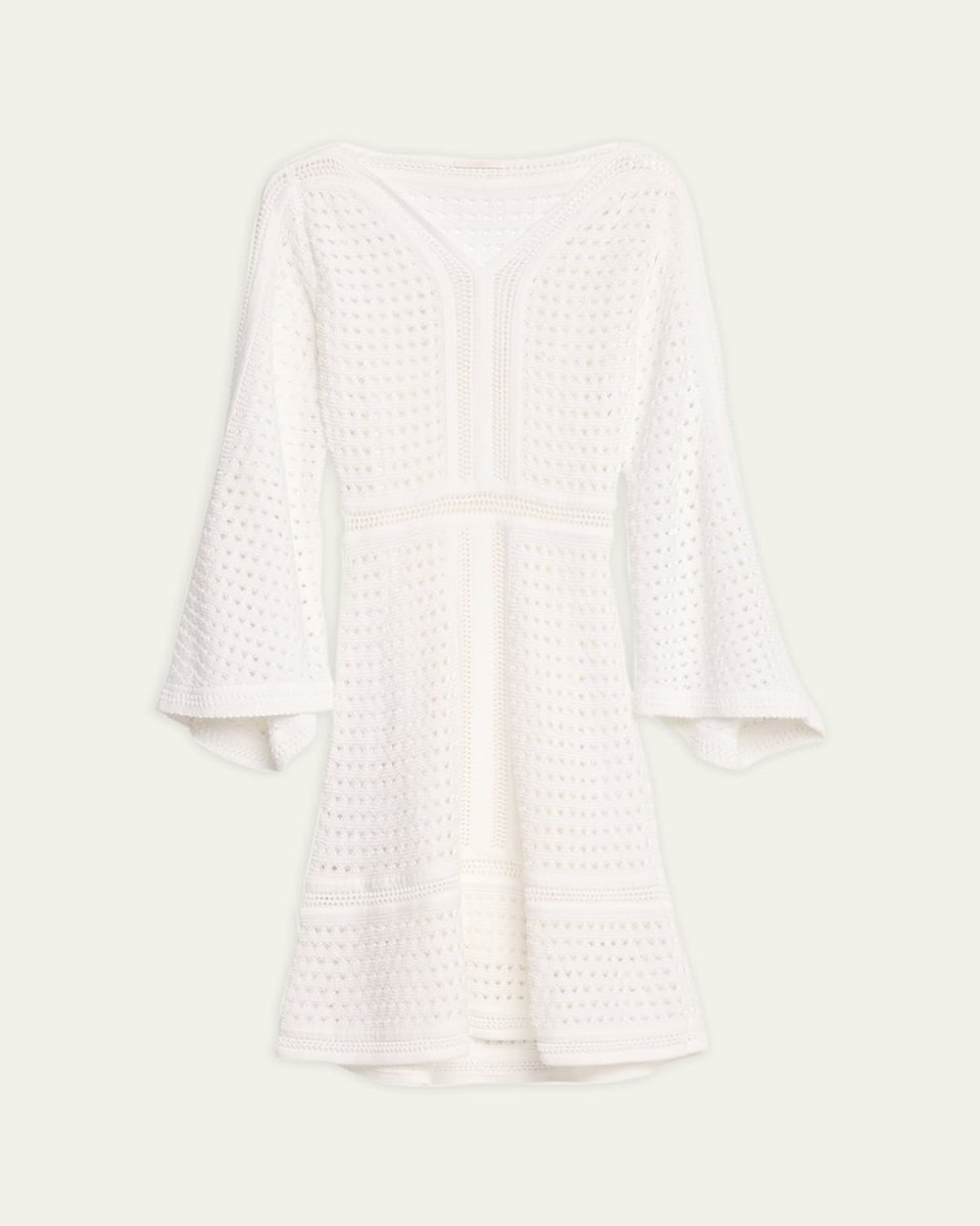 x High Summer Crochet Mini Dress