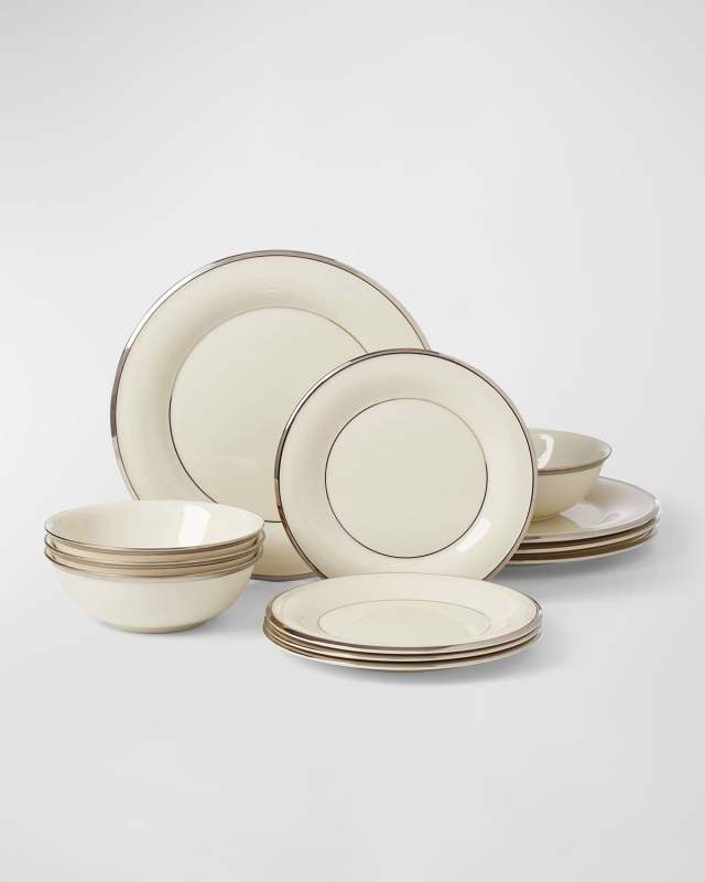 Solitaire 12-Piece Dinnerware Set, Service for 4