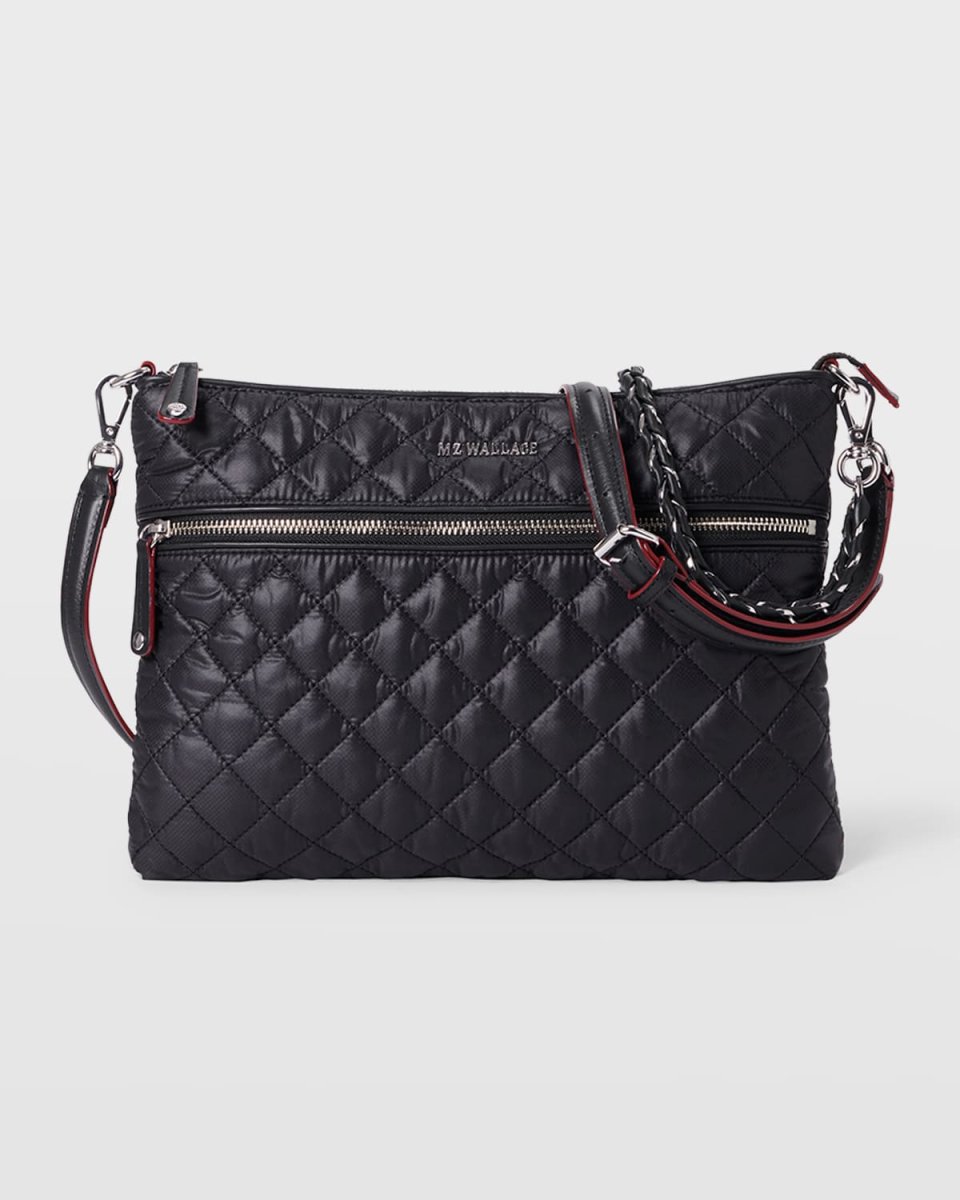 Crosby Zip Quilted Nylon Crossbody Bag