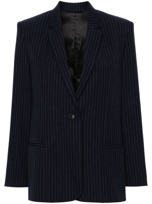 pinstripe blazer