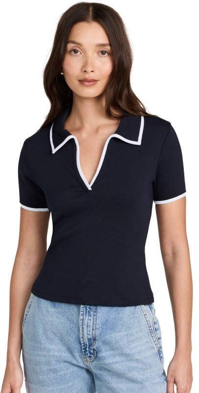 Veronica Beard Jean Kearney Tee Navy