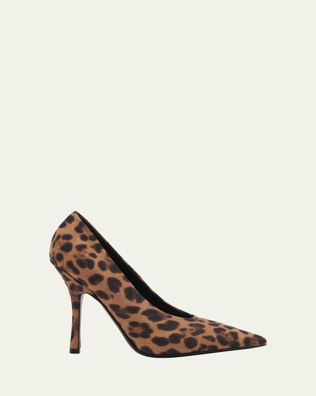 Leopard-Print 110mm Pumps