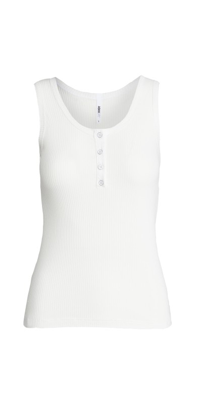 ASKK NY Henley Tank Black
