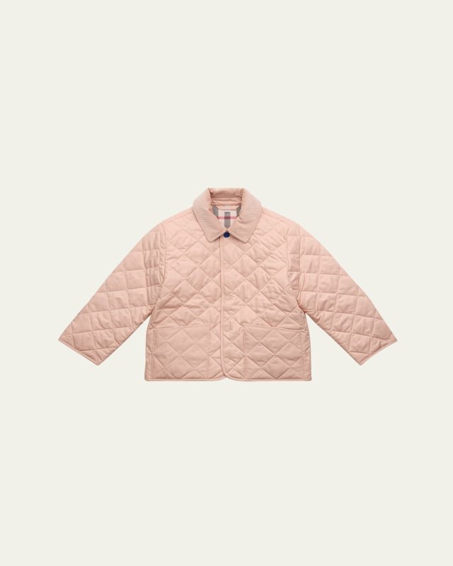 Girl's Indy Diamond Quilted Jacket, Size 3-