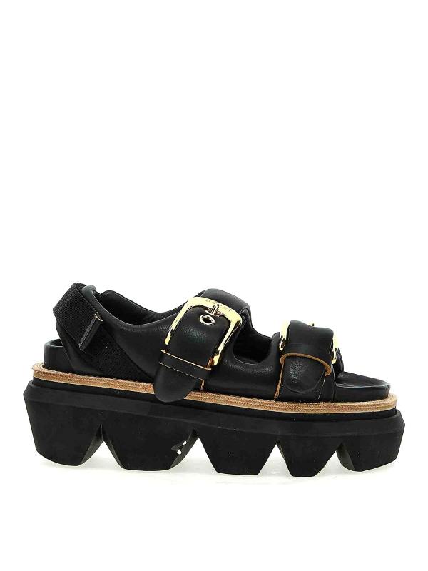 Sacai Sandales - Noir