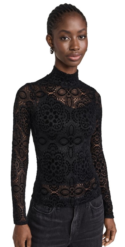 PAIGE Ursula Top Black