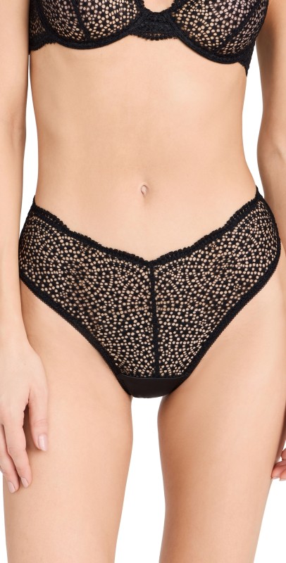 Hanky Panky Wrapped Around You Thong Panty Black