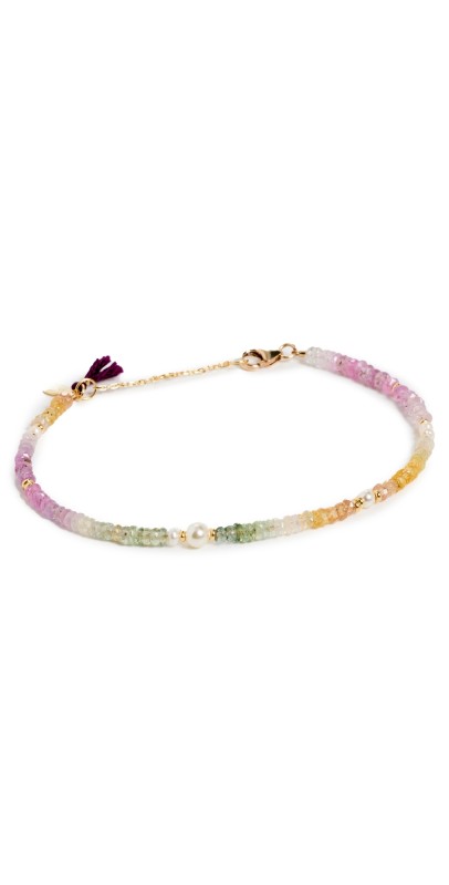 SHASHI Ella Gemstone Bracelet Multi Sapphir