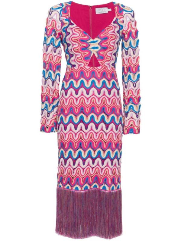 x Alessandra Ambrosio crochet midi dress