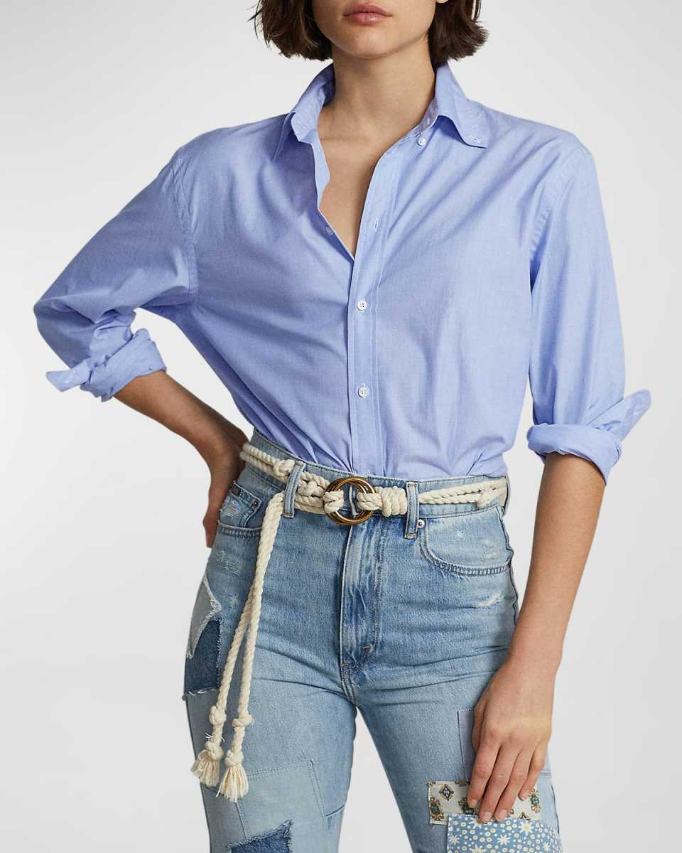 Oversized Cotton Poplin Shirt