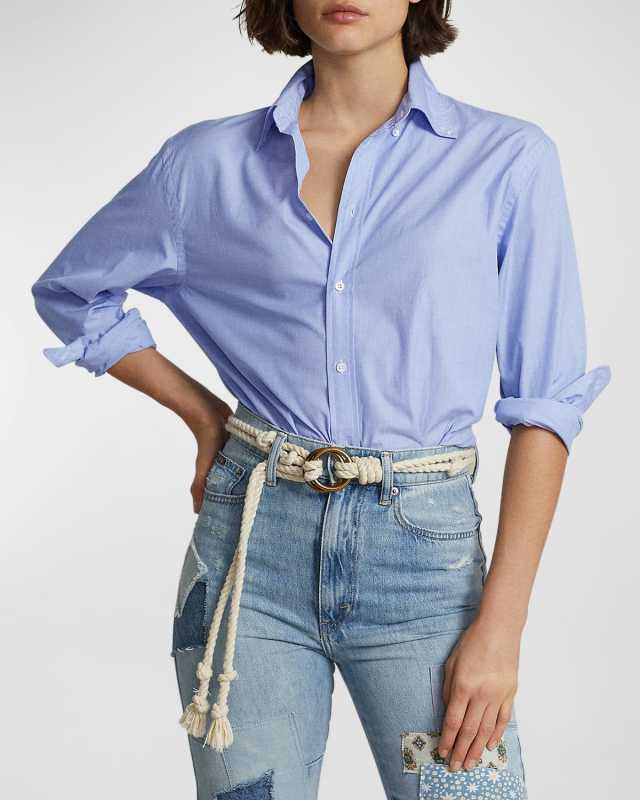 Oversized Cotton Poplin Shirt