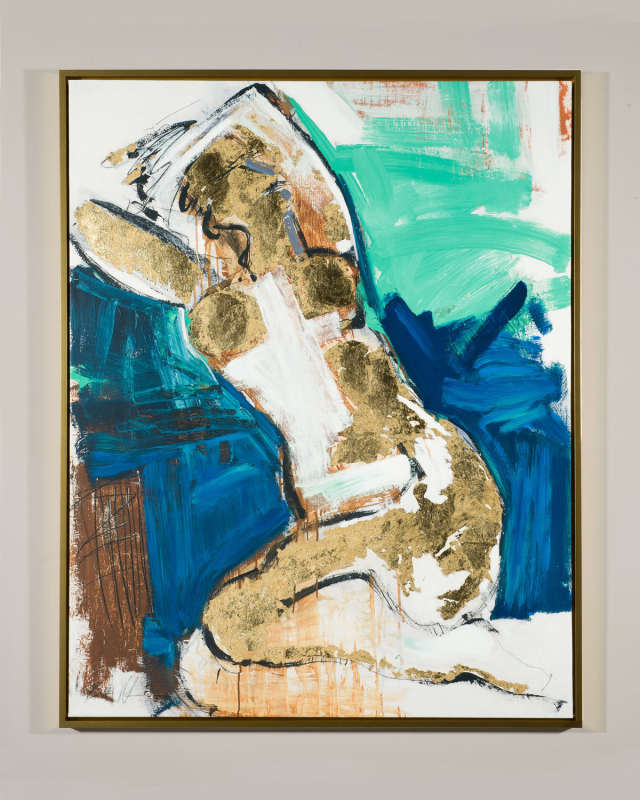 "Gold Repose" Giclee Canvas Art by Robert Robinson