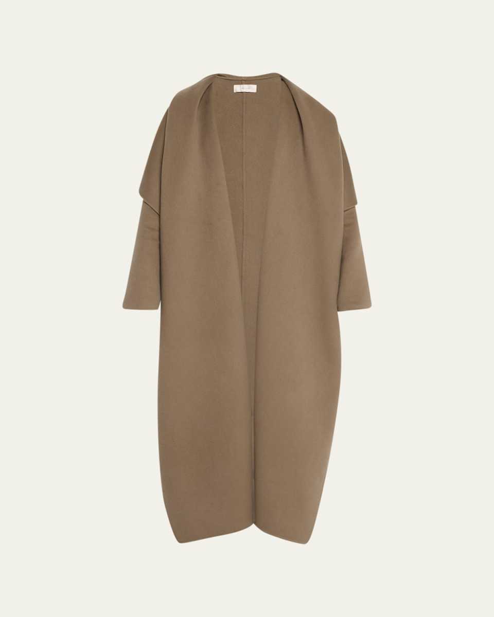 Adia Cashmere Cape Overcoat