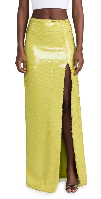 Cinq à Sept Jupiter Skirt Fresh Lime