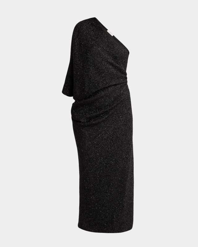 Dorota Asymmetric Draped Dress