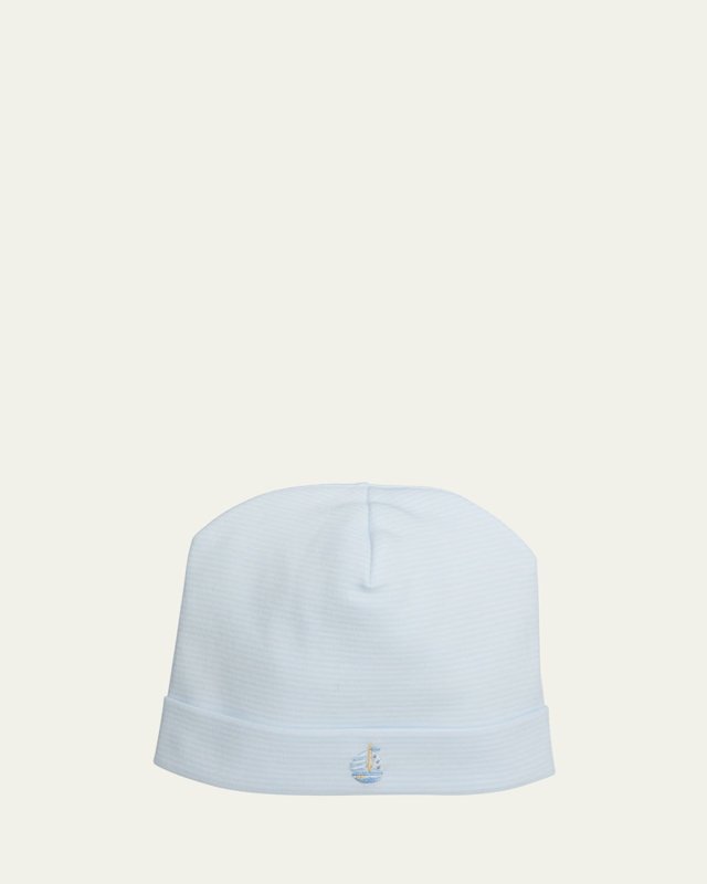 Boy's CLB Stripe Sailboat Baby Hat