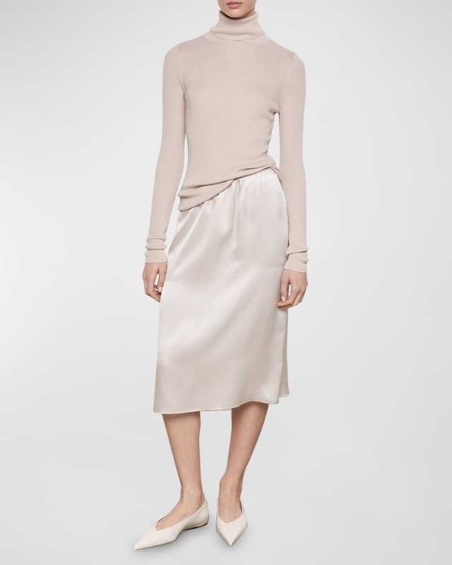 Silk Slip Skirt