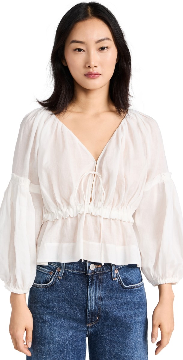 A. L.C. Leighton Top White
