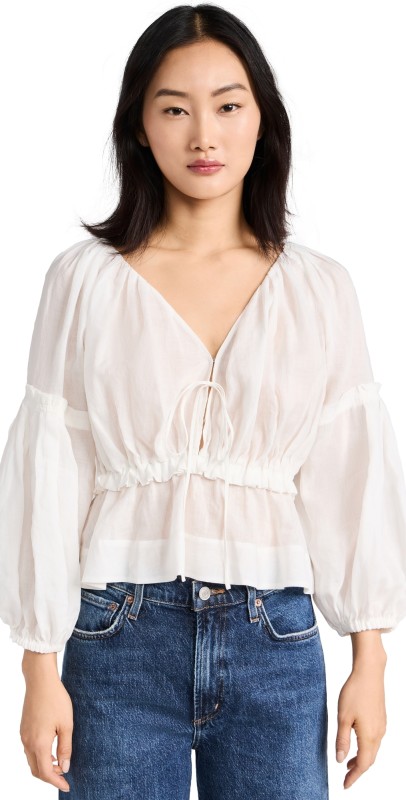A. L.C. Leighton Top White
