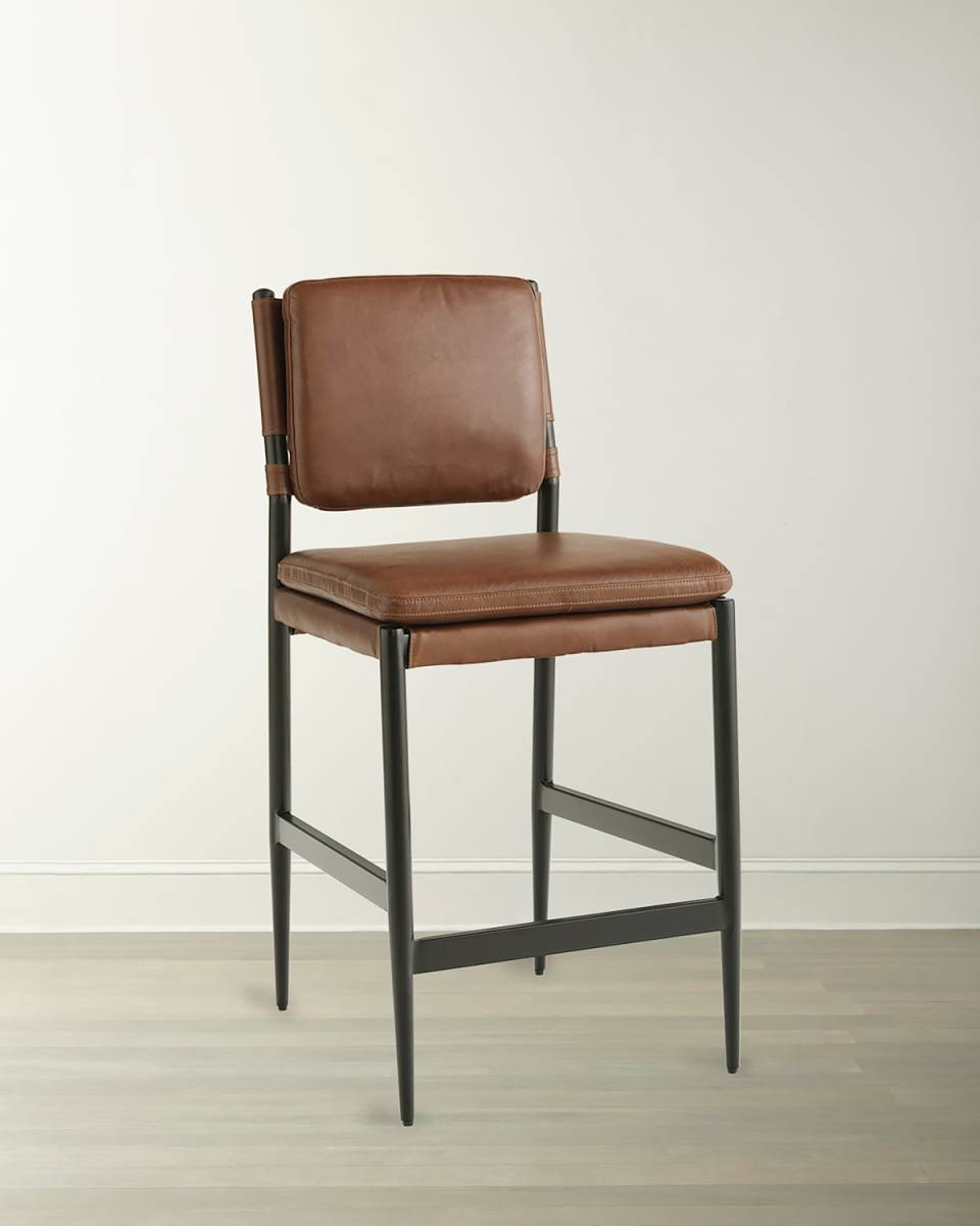 Nash Leather 25.5" Counter Stool