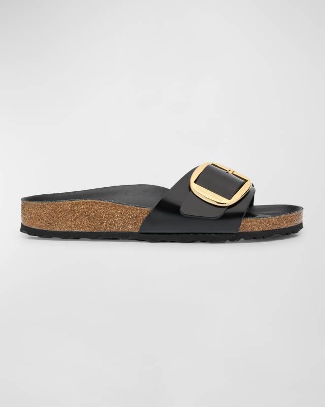 Madrid Leather Buckle Easy Sandals