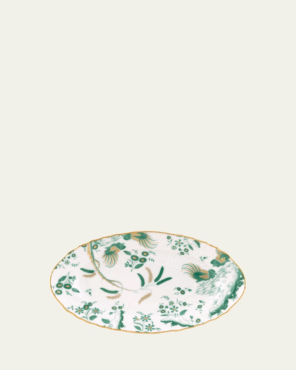 Oro di Doccia Pickle Dish, Giada