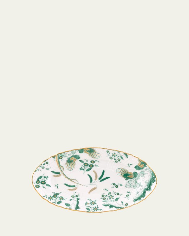 Oro di Doccia Pickle Dish, Giada