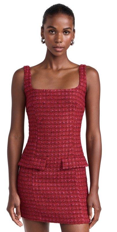 Amanda Uprichard Cecilie Dress Durham Tweed