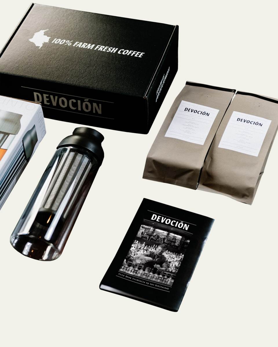 Cold Brew & Coffee Cocktail Kit - Dark Brown Whole Bean