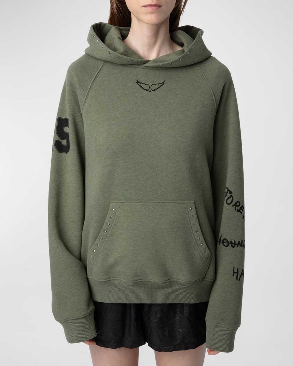 Georgy Multi-Badge Strass Sweatshirt