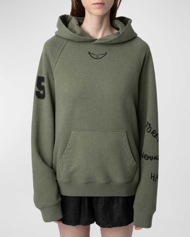 Georgy Multi-Badge Strass Sweatshirt