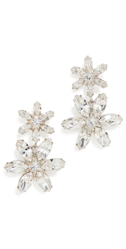 Jennifer Behr Audrey Earrings Crystal