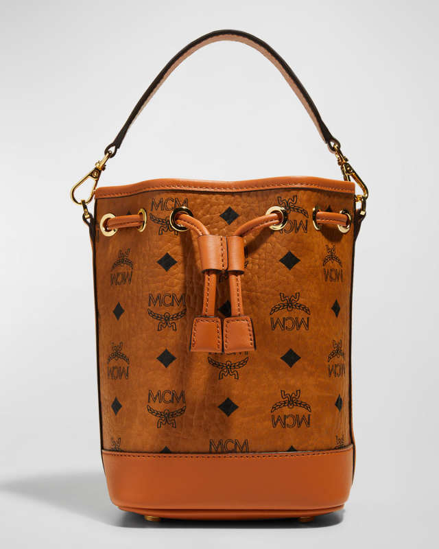 Dessau Visetos Mini Drawstring Bucket Bag