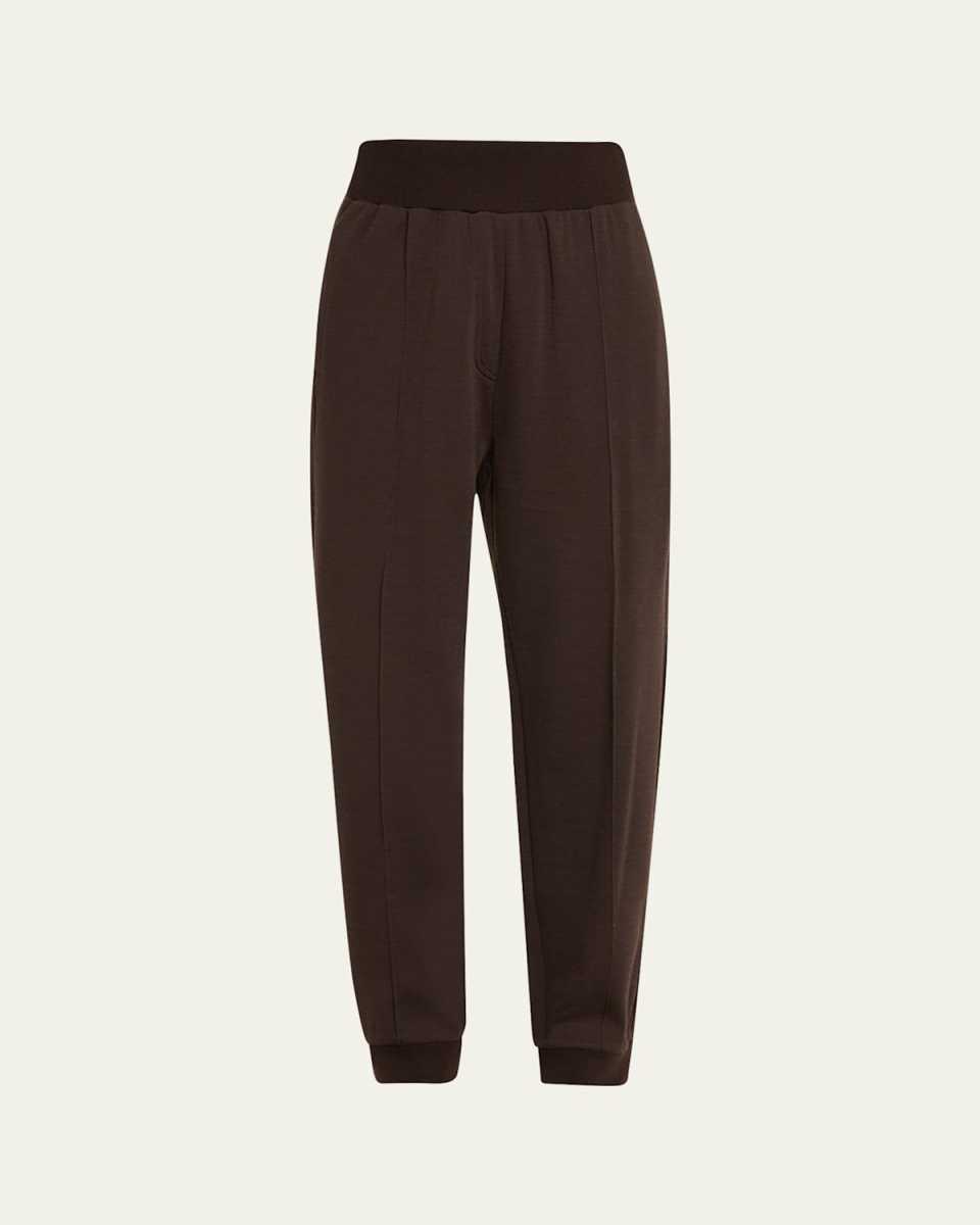Pintuck Wool Cashmere Sweatpants