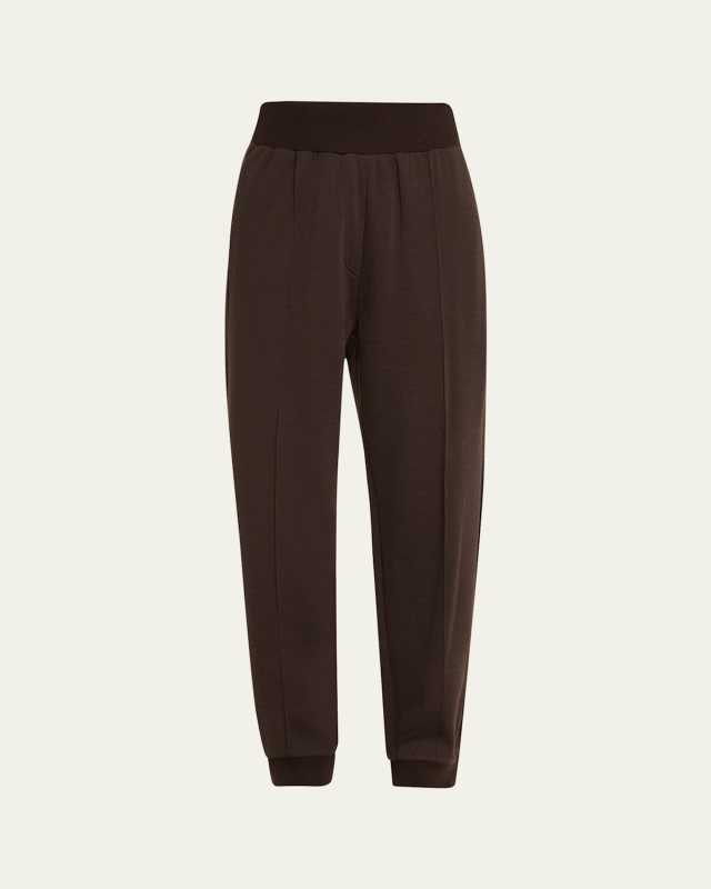 Pintuck Wool Cashmere Sweatpants