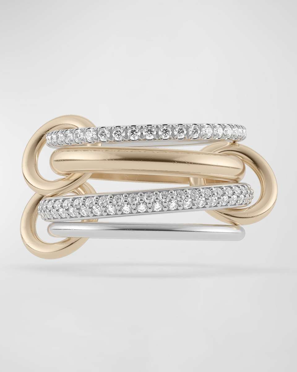 Vega Blanc Petite 4-Band Ring with Diamonds