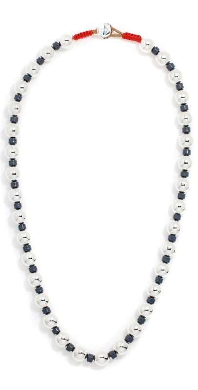 Roxanne Assoulin Silver Ball Bead Necklace Multi