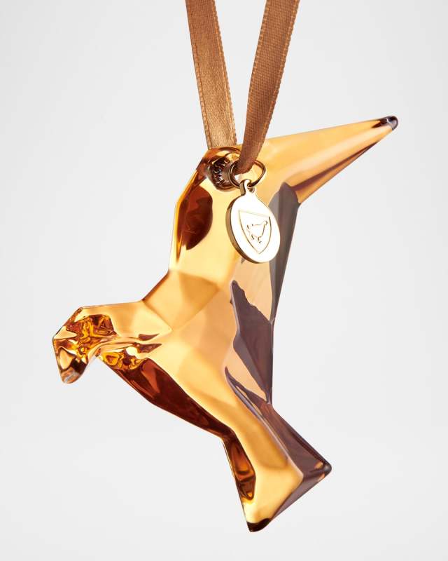 Annual Holiday Ornament Homage Dove 21K Gold 2024