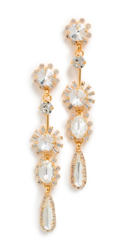 Elizabeth Cole Astraea Earrings Crystal