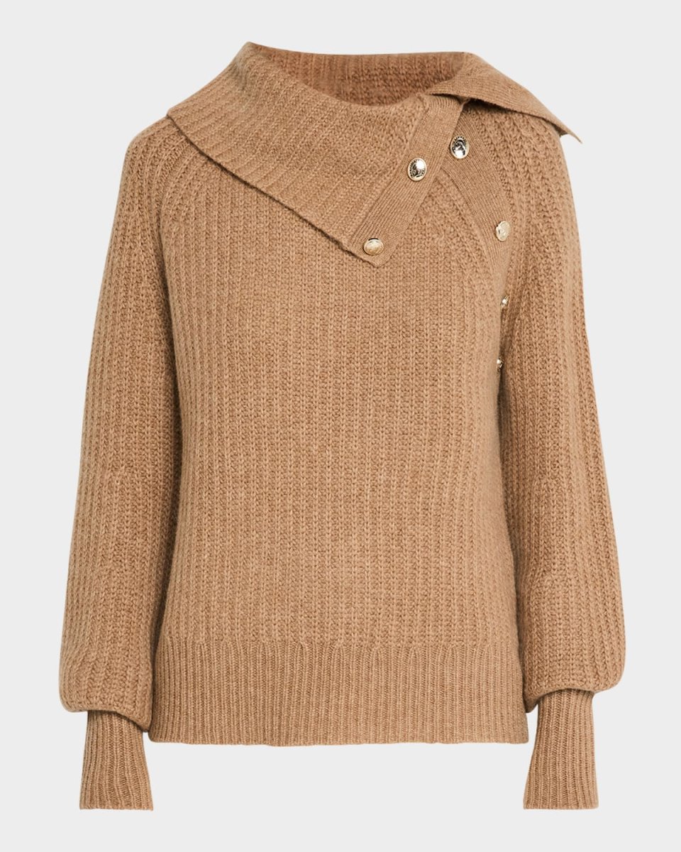 The Ayla Raglan-Sleeve Cashmere Sweater