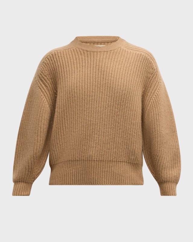 Marcela Cashmere Crewneck Sweater