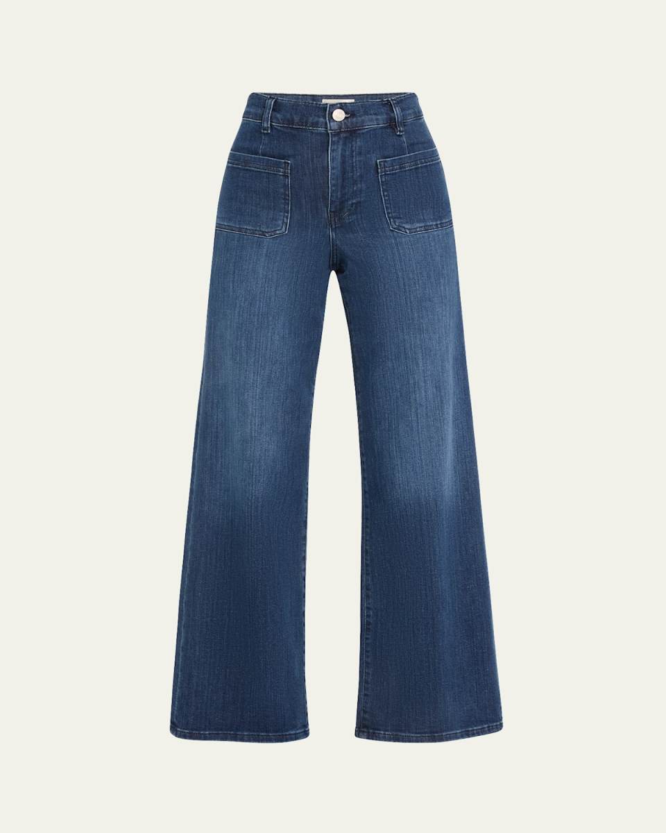 Le Slim Palazzo Bardot Pocket Jeans